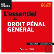 L'Essentiel Du Droit Pénal Général (22e Édition)