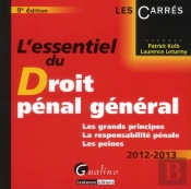 L'Essentiel Du Droit Penal General - 9e Edition