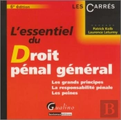 L'Essentiel Du Droit Pénal Général ; Les Grands Principes, La Responsabilité Pénale, Les Peines (6e Édition)