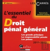 L'Essentiel Du Droit Penal General,8eme Edition