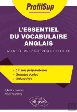 Bertrand.pt - L'Essentiel Du Vocabulaire Anglais À L'Entrée Dans L'Enseignement Supérieur