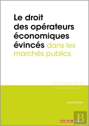 L'Essentiel Sur T.213 ; Le Droit Des Opérateurs Économiques Évincés Dans Les Marchés Publics