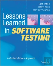 Lessons Learned In Software Testing