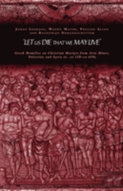 'Let Us Die That We May Live'