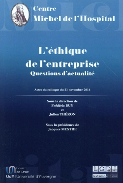Bertrand.pt - L'Éthique De L'Entreprise ; Questions D'Actualité