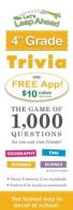 Let'S Leap Ahead 4th Grade Trivia