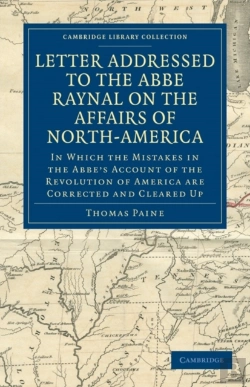 Bertrand.pt - Letter Addressed To The Abbe Raynal On The Affairs Of North-America