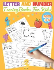 Letter And Number Tracing Books For Kids Ages 3-5