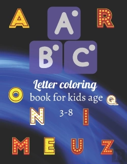 Bertrand.pt - Letter Coloring Book For Kids Age 3-8
