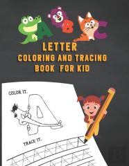 Letter Tracing And Coloring Book