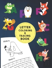 Letter Tracing And Coloring Book