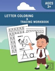 Letter Tracing And Coloring Book