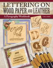 Lettering On Wood, Paper, And Leather