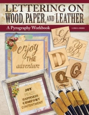 Lettering On Wood, Paper, And Leather