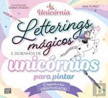 Letterings Mágicos e Desenhos de Unicórnios para Pintar