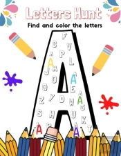 Letters Hunt Find And Color The Letters