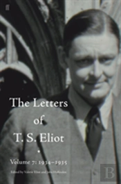 Letters Of T. S. Eliot Volume 7: 1934â€“1935, The