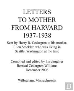 Bertrand.pt - Letters To Mother From Harvard 1937-1938