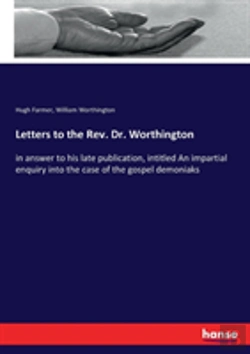 Bertrand.pt - Letters To The Rev. Dr. Worthington