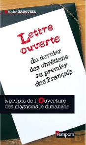 Lettre Ouverte Du Dernier Des Chrétiens Au Premier Des Français