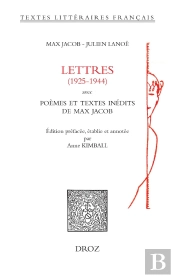 Lettres (1925-1944) Avec Poemes Et Textes Inedits De Max Jacob