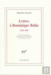 Lettres A Dominique Rolin (1958-1980)