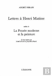 Lettres A Henri Matisse