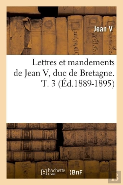 Bertrand.pt - Lettres De Jean V T.3 Edition 1889 1895