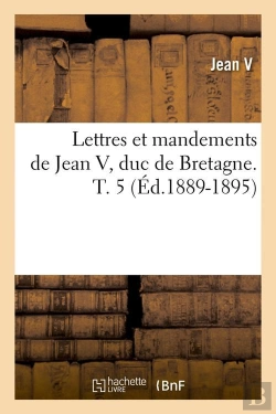 Bertrand.pt - Lettres De Jean V T.5 Edition 1889 1895