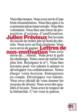 Bertrand.pt - Lettres De Non-Motivation