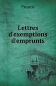 Lettres D'Exemptions D'Emprunts