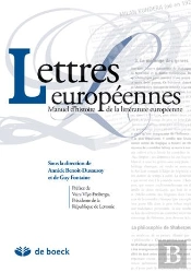 Lettres Européennes ; Manuel D'Histoire De La Littérature Européenne