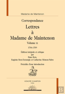 Bertrand.pt - Lettres Tome 9 ; Lettres À Madame De Maintenon, 1706-1709