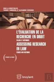 L'Évaluation De La Recherche En Droit ; Enjeux Et Méthodes