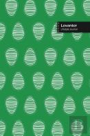 Levanter Lifestyle Journal, Blank Write-In Notebook, Dotted Lines, Wide Ruled, Size (A5) 6 X 9 In (Green)