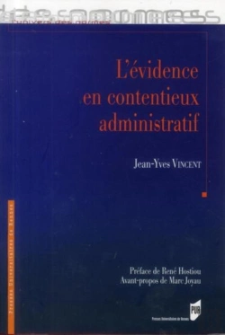 Bertrand.pt - L'Évidence En Contentieux Administratif