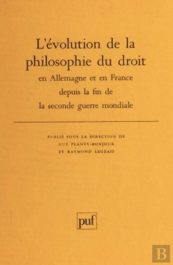 Bertrand.pt - L'Évolution Du Droit En Allemagne Et En France Depuis La Fin De La Seconde Guerre Mondiale