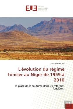 Bertrand.pt - L'Evolution Du Regime Foncier Au Niger De 1959 A 2010 - La Place De La Coutume Dans Les Reformes Fon