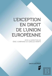L'Exception En Droit De L'Union Européenne