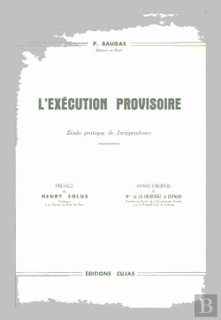 Bertrand.pt - L'Exécution Provisoire