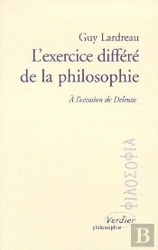 L'Exercice Différé De La Philosophie ; À L'Occasion De Deleuze