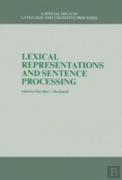 Bertrand.pt - Lexical Representations And Sentence Processing