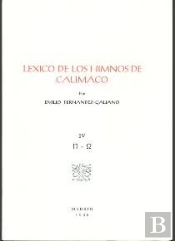Léxico De Los Himnos De Calímaco. Vol. Iv (P-W)