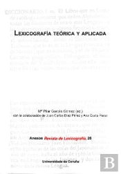 Lexicografía Teórica Y Aplicada