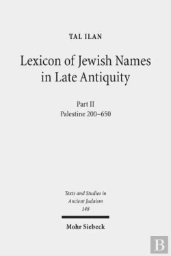 Bertrand.pt - Lexicon Of Jewish Names In Late Antiquity