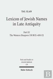 Lexicon Of Jewish Names In Late Antiquity