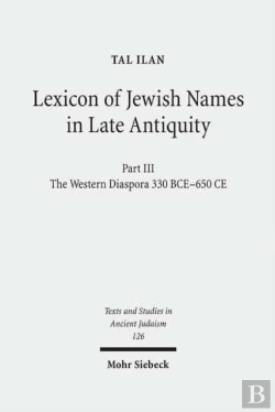 Bertrand.pt - Lexicon Of Jewish Names In Late Antiquity