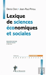 Lexique De Sciences Économiques Et Sociales (9e Édition)