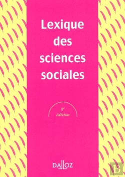 Bertrand.pt - Lexique Des Sciences Sociales. 8e Éd. (8e Édition)