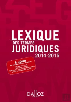 Bertrand.pt - Lexique Des Termes Juridiques 2015 - 22<Sup>E</Sup> Edition